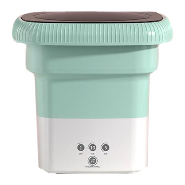 Portable Foldable Mini Washing Machine For Small Laundry Smart Cleaning Socks Underwear Compact Washer Ideal For Bathroom Kitchen Living Room Paper Towels Select A Size Kitchen Towels Towel Racks for