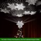 thumbnail image 2 of Christmas Tree Topper Light With Rotating Led Projector ,3d Hollow Snowflake Christmas Tree Topper, 2 of 5