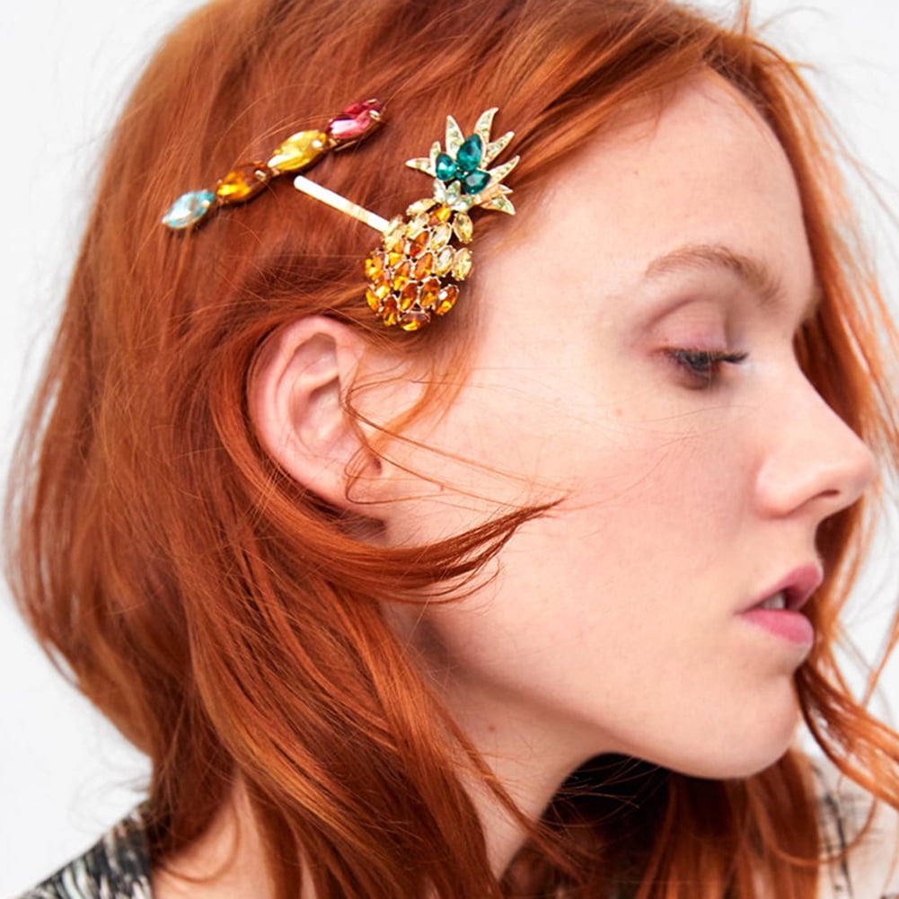 Trendy Lovely Ornaments Headwear Pineapple Hair Clip Hair Claw Hair Rope Hairpin Trendy Lovely Ornaments Headwear Pineapple Hair Clip Hair Claw Hair Rope Hairpin