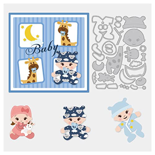 Baby Boy Baby Basics Die Cut Sticker Sheet 12x12 by Reminisce – Country  Croppers