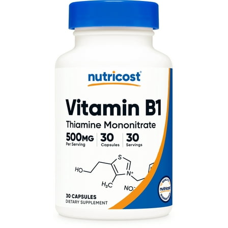 Vitamin B1 (Thiamin) Capsules [500 MG] [30 CAPS]
