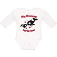 thumbnail image 3 of Inktastic My Grammy Loves Me Orca Family Boys or Girls Long Sleeve Baby Bodysuit, 3 of 5