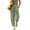 Green, variant on Womens Baggy Sweatpants Elastic High Waisted Wide Leg Palazzo Pants Casual Loose Harem Trousers with Pockets