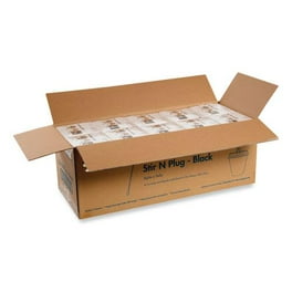 Beverage Plugs, Black, 200/Box, 10 Boxes/Carton Beverage Plugs, Black, 200/Box, 10 Boxes/Carton
