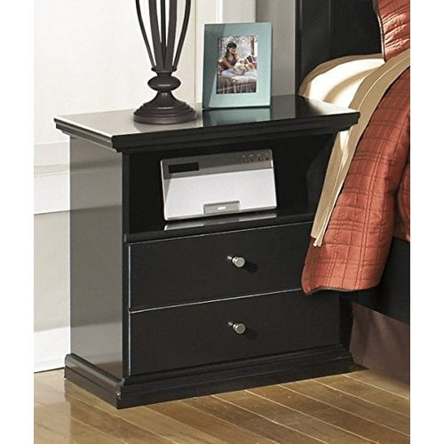 Ashley Furniture Maribel One Drawer Bedroom Nightstand Black Finish