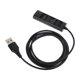 thumbnail image 1 of CRAFTHROU Cable Adaptador USB Para Auriculares Con Pin Único Para Teléfono De Oficina Color Negro, 1 of 7