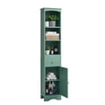 thumbnail image 7 of Freestanding Storage Cabinet with Drawer Tall Bathroom Cabinet MDF Board, Adjustable Shelf, 7 of 7