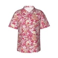 thumbnail image 2 of Picia Sweet Gentle Cotton Regular Fit Short Sleeve Casual Hawaiian Shirt for Men-X-Large, 2 of 9