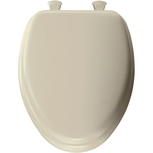Bemis 4006559 Elongated Soft Toilet Seat, Bone