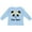 AE-Light Blue, variant on 2nd Birthday Panda Face 2 Year Old Girl Girls Long Sleeve Toddler T-Shirt