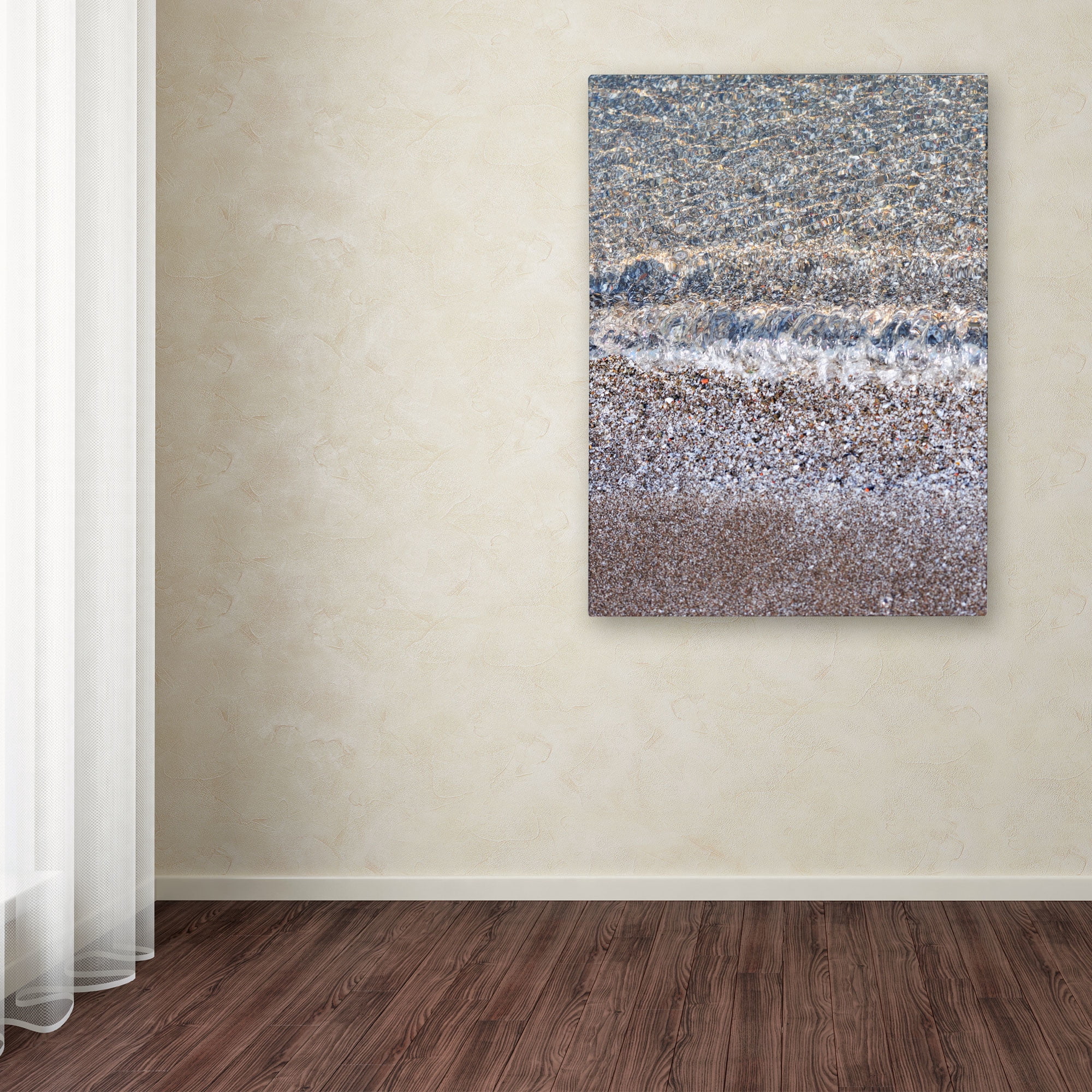 Trademark Fine Art "Lakeshore Abstract 2" Canvas Wall Art by Kurt Shaffer
