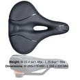 thumbnail image 2 of Zol City Black Bike Saddle Prostatic Memory Foam, 2 of 7