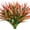 Orange Red, variant on Scidweet Fall Artificial Plants Outdoor, 16 Bundles Autumn Fake Faux Grass Plastic Plants Fall Decorations for Patio Garden Porch Yard Home Fall Decor, Red