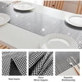 thumbnail image 4 of yingyy 2 Pieces Polyester Table Runner Decorative Dining Table Flag Decor Black Silver, 4 of 6