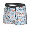 thumbnail image 5 of Goofa Rose Flowers Printed Men's Boxer Briefs Underwear, Moisture-Wicking Underwear, Trunk,Soft and Breathable Cotton Underwear-Small, 5 of 9