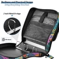 thumbnail image 4 of FORMRS Zipper Binder with Shoulder Strap 2-inch Ring 500 Sheet Capacity File Bag, Art Plants, 4 of 5