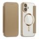 thumbnail image 1 of For iPhone 17 Case Compatible with MagSafe RFID Blocking Leather Phone Cover - Dark Purple, 1 of 5