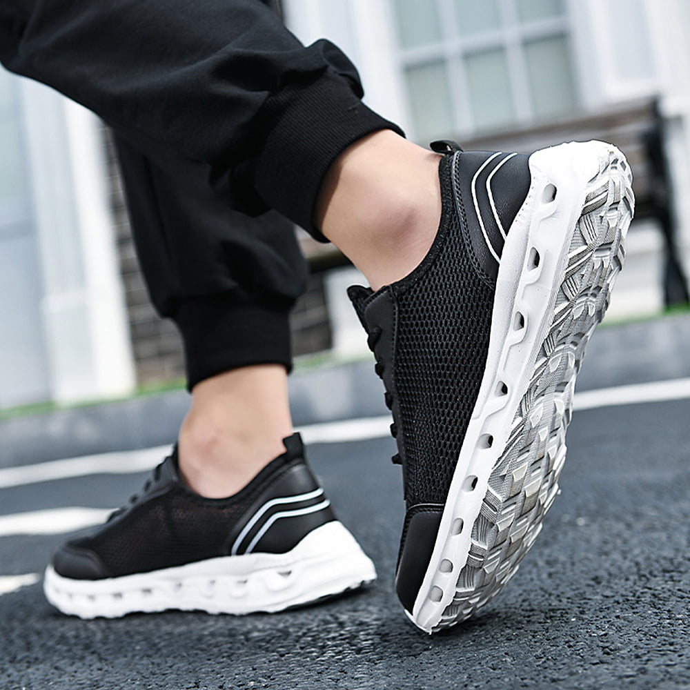 Men's Trainers Running Breathable Shoes Sports Casual Walking Athletic Sneakers 