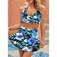 thumbnail image 4 of Tankini Bathing Suits for Women Halter Plus Size Two Piece Swimsuits Sets, 4 of 5