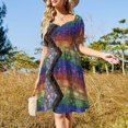 thumbnail image 2 of Robe Sans Manches Drapeau Inclusif Broadway Robes Femmes Été 2024 Robe de Soirée, 2 of 4