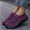 J-Purple, variant on Kcodviy Spring and Summer Women Sneaker Sandals for Women Chunky Sports Shoes Flat Bottom Flat Sneaker Boots for Women Lightweight Slip on Fly Woven Mesh Breathable Comfortable Solid Color Casual St