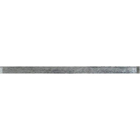 Apollo Tile 10 pack 0.6-in W x 12-in L Glass Glossy Pencil Liner Tile Trim (0.5 Sq ft/case)