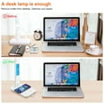 thumbnail image 2 of Lampara de escritorio snsok TX26C LED cargador inalambrico 10W reloj alarma termometro puerto USB, 2 of 5