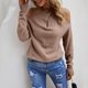 thumbnail image 2 of Gibobby Sudadera con estampado de Navidad para mujer Suéteres de color sólido para mujer, blusas casuales con hombros descubiertos, cuello en V cruzado, manga larga (Rosa, S), 2 of 5