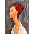 thumbnail image 2 of Modigliani, Amedeo 11x14 White Modern Wood Framed Museum Art Print Titled - Lunia Czechowska 0, 2 of 4