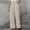 *Beige, variant on ClodeEU Women's High Waisted Wide Leg Suit Pants ,Comfortable Straight Trousers for Work Beige,Womens Plus L