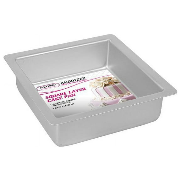 Square Cake Pan 6 x 6 x 2 Inch