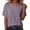 Purple, variant on Tops For Women Loose Bat Sleeve Summer T Shirts Casual Plain Blouse Plus Size Tops S 4XL