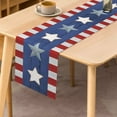 thumbnail image 4 of SUNOLIFE 4th of July Table Runner,Patriotic independence Day Table Covers Decoration for Kitchen Dining Party 13 x 108 Inch, 4 of 4