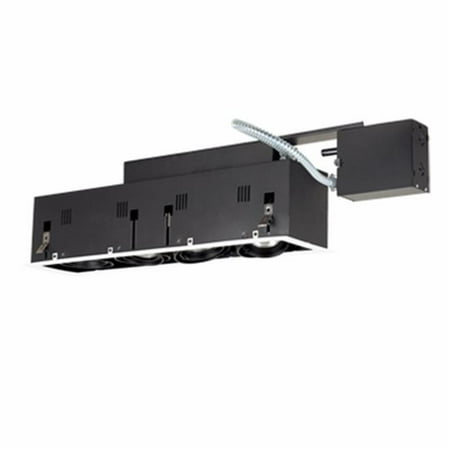 

4 - Light Double Gimbal Linear Recessed Fixture Line Voltage.