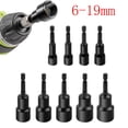 thumbnail image 7 of 6-19mm Magnetic Nut Screwdriver Deep Socket Adapter 1/4inch Hex Wrench Heads, 7 of 7