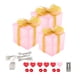 thumbnail image 3 of Cajas de regalo iluminadas Soledad 3 piezas con luces LED decoración navideña Cálido, 3 of 10