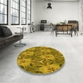 thumbnail image 4 of Ahgly Company Machine Washable Indoor Rectangle Transitional Dark Bronze Brown Area Rugs, 8' x 12', 4 of 7