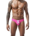 thumbnail image 2 of Ketyyh-chn99 Swim Men Shorts New Men Boxer Briefs Swimming Shorts Trunks Swimwear Swimsuit Underwear Bikini Swimming Bathing Surfing Suit Pink,M, 2 of 2