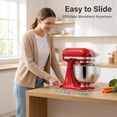 thumbnail image 4 of Silicone Sliding Base for Stand Mixer, Acrylic Transparent Slider Pad, Movable Mat for Kitchen Countertop Protector, 4 of 7