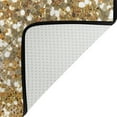 thumbnail image 5 of Dreamtimes Sparkle Glitter Gold Non-Slip Area Rug Fantasy Shiny Floor Carpet Comfort Floor Mats Decor for Indoor Front Porch,Living Room, Bedroom,Kitchen, 36"x24", 5 of 5