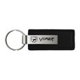 thumbnail image 1 of Dodge Viper Black Leather Key Chain, 1 of 2