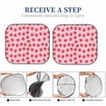 thumbnail image 6 of Sikiie Hand Drawn Strawberry Print Foldable Car Windshield Sun Visor, Car Window Sunshade Suitable for Sedan, SUV and Truck Car Accessories-Small, 6 of 6