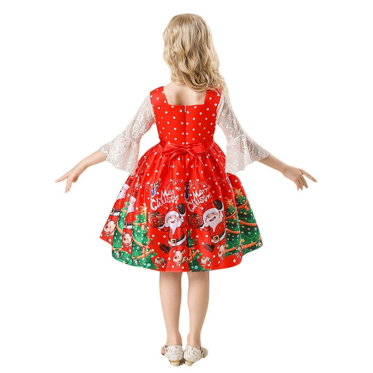 Fddmis White Christmas Dress Girls Formal Gowns and Evening Dresses Wedding Dresses 4 Year Old Girl Clothes Club Outfits Clothes for Baby Girl, Red 8- Fddmis White Christmas Dress Girls Formal Gowns and Evening Dresses Wedding Dresses 4 Year Old Girl Clothes Club Outfits Clothes for Baby Girl, Red 8-