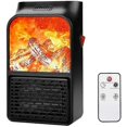 thumbnail image 1 of 900w Portable Small Plug In Flame Space Heater, Electric Ptc Ceramic Fan Heater With Remote Control, Fast Heating, Low Noise, Overheat ProtectionScvvd, 1 of 4