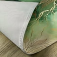 thumbnail image 4 of Ambesonne Green Place Mats Set of 4, Dreamy Outline Branch Leaves, Standard Size, Seafoam Peach Salmon, 4 of 5