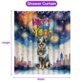thumbnail image 5 of Happy New Year with Australian Cattle Dog Fireworks Holiday Xmas Winter 2025 Shower Curtain Heeler Lover Gifts Waterproof Bathroom Bathtub Curtain - 00025, 5 of 5
