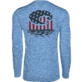 thumbnail image 3 of Costa Tech Freedom Costa Long Sleeve Artic Blue, Medium T-Shirt, 3 of 6