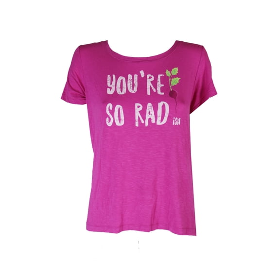 Hue Purple Pink Short Sleeve T-Shirt S