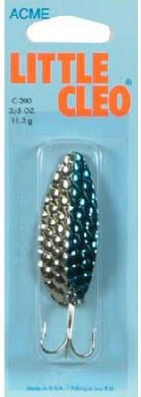 (3 pack) Acme Tackle Freshwater Little Cleo Fishing Lure, Neon Blue 2/5 oz. Lake River