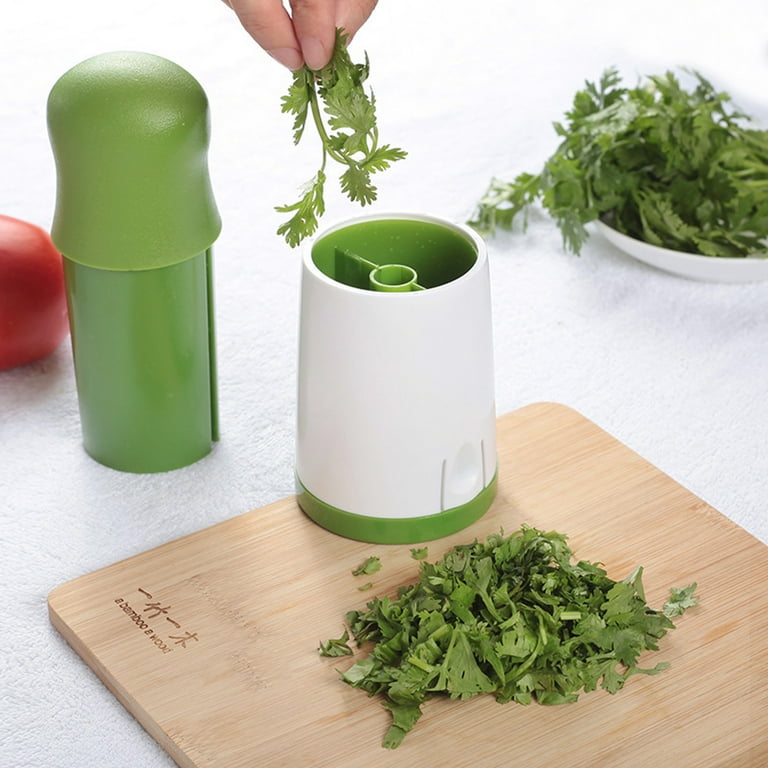 Manual Herb Grinder, Detachable Spice Mill with Stainless Steel Blade, Size: 17cm * 6cm * 7.3cm, White
